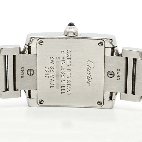 Cartier Tank Française SM W4TA0008 Ivory Dial Women's Watch - Picture 5 of 10